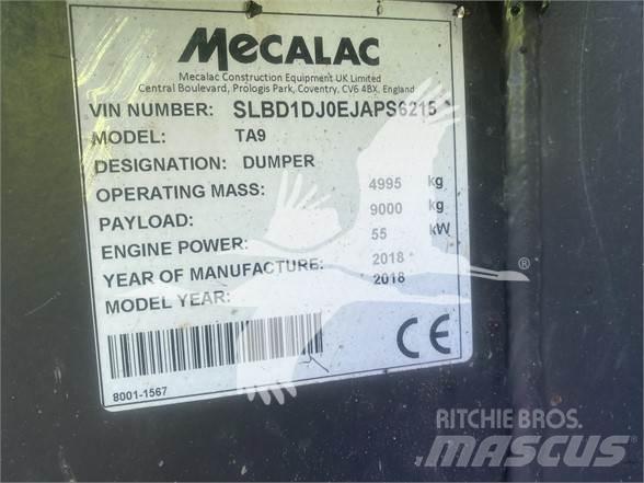 Mecalac TA9 건설현장 덤프트럭