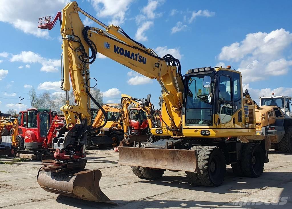 Komatsu PW148-10  휠 굴삭기