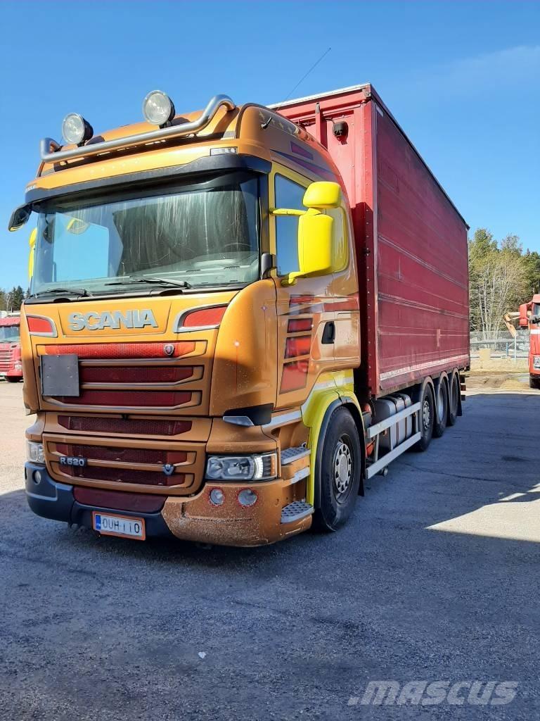 Scania R 520 커튼사이더 트럭