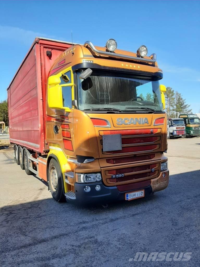 Scania R 520 커튼사이더 트럭