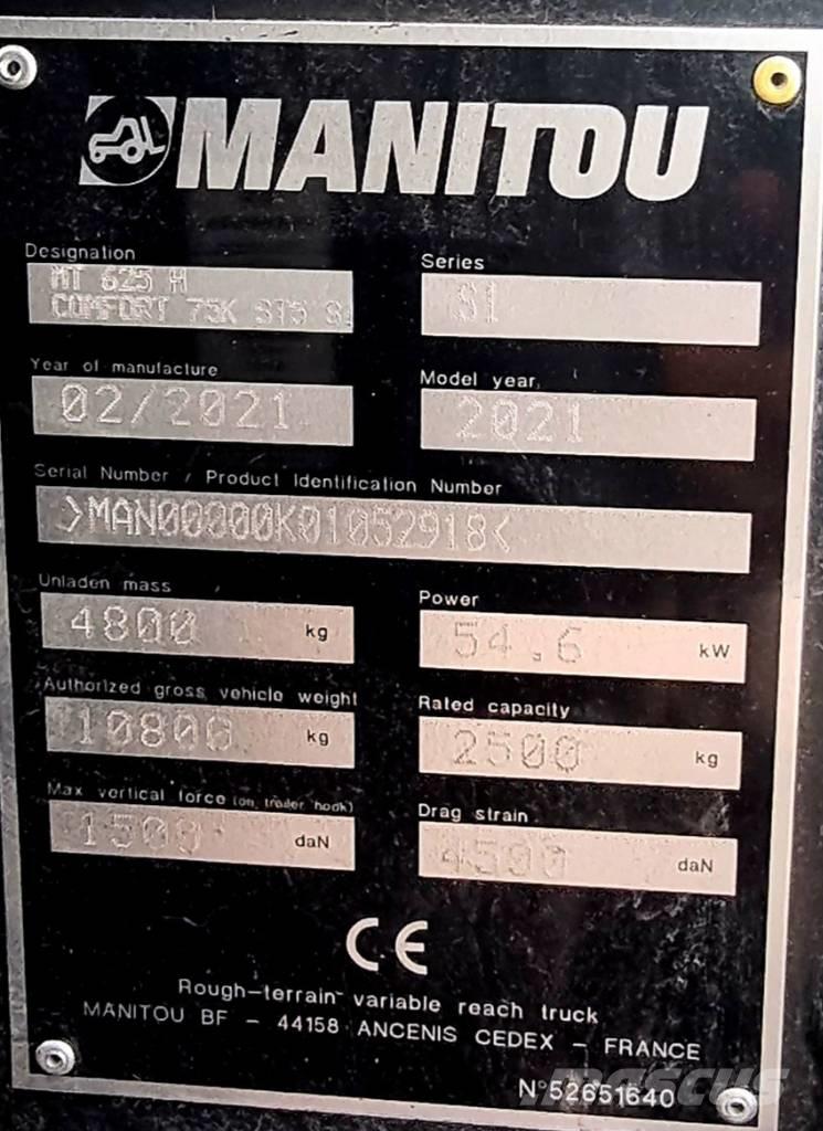 Manitou MT 625 H      (09) 텔러 핸들러