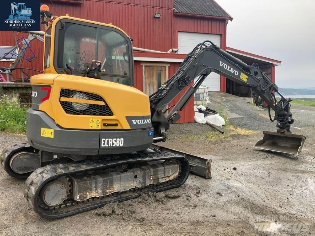 Volvo ECR 58 D 소형 굴삭기 7톤 미만