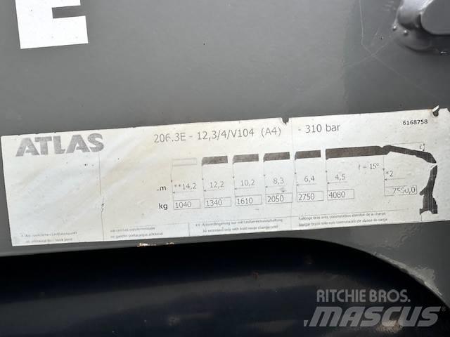 Atlas 206.3E 로더 크레인