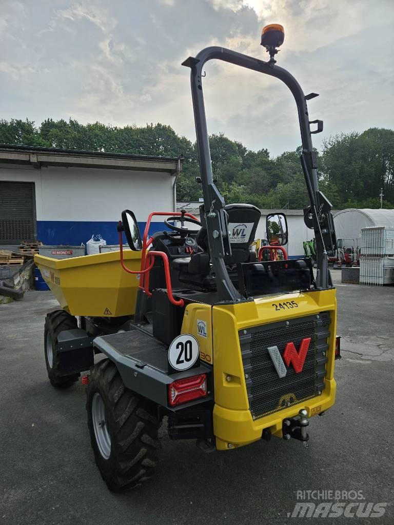 Wacker Neuson DW 30 건설현장 덤프트럭