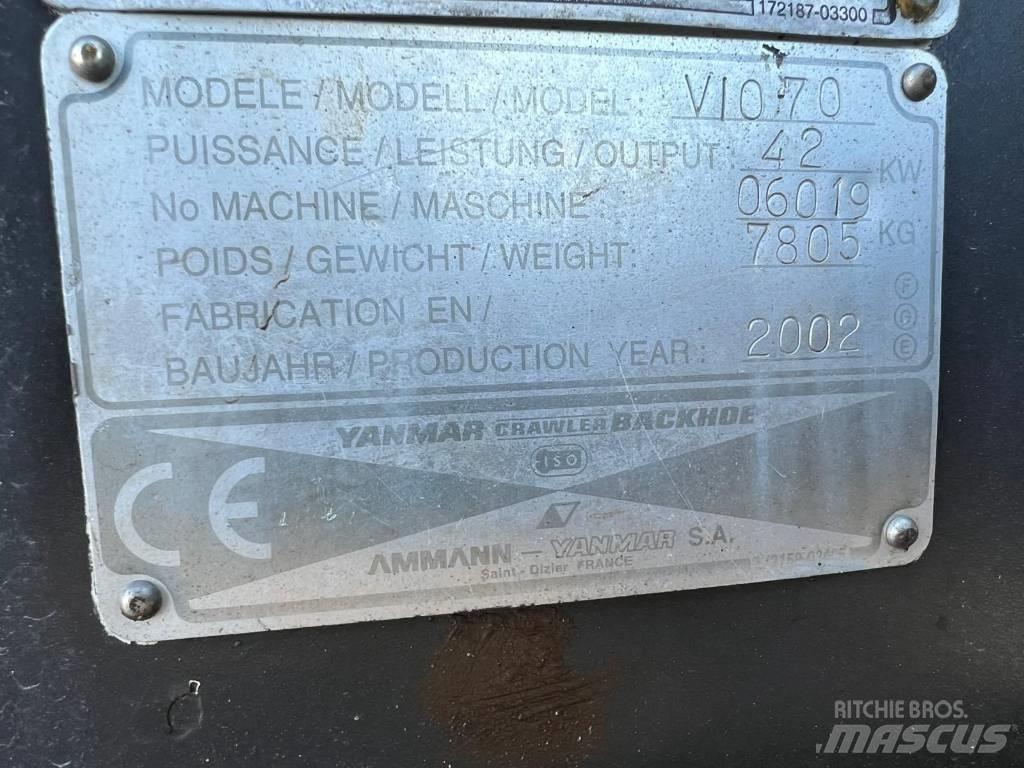 Yanmar Vio 70 대형 굴삭기 29톤 이상