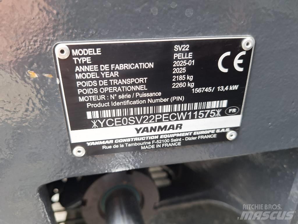 Yanmar SV 22 소형 굴삭기 7톤 미만