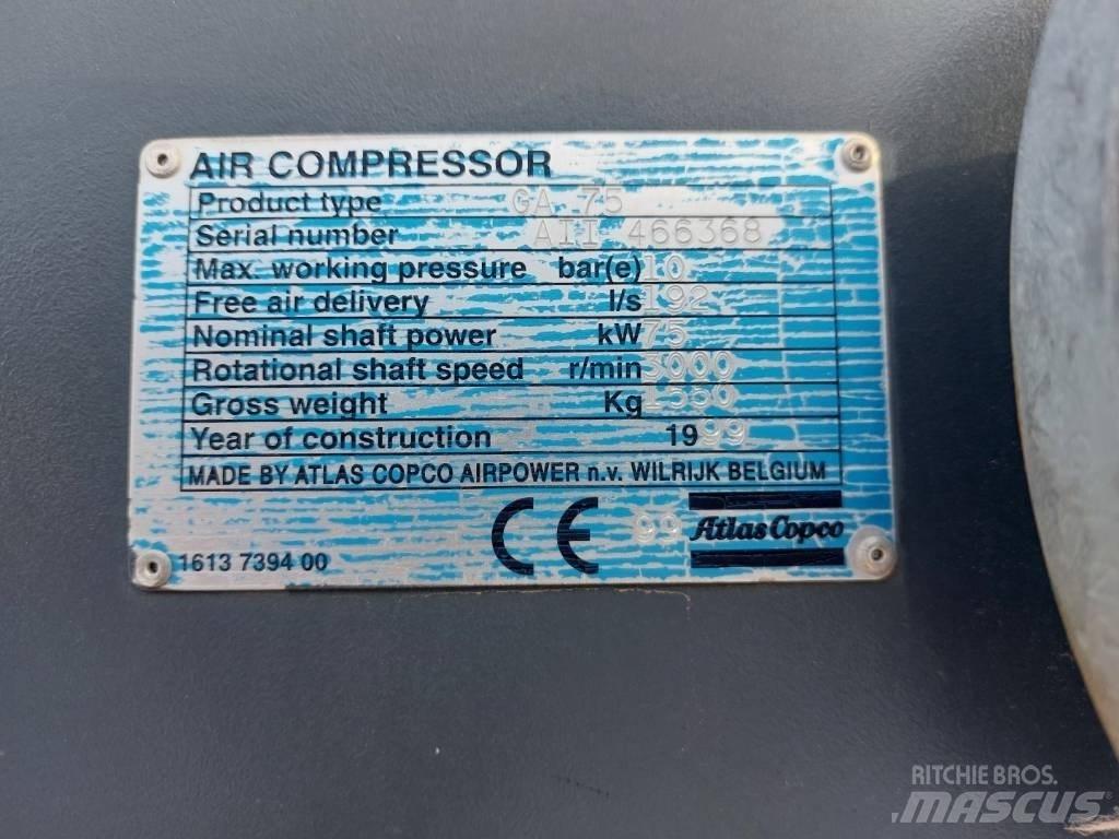 Atlas Copco GA 75 콤푸레샤