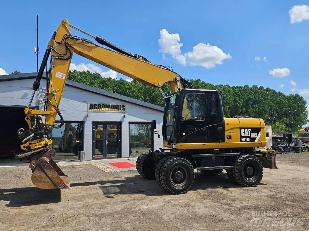 CAT M 316 D  휠 굴삭기