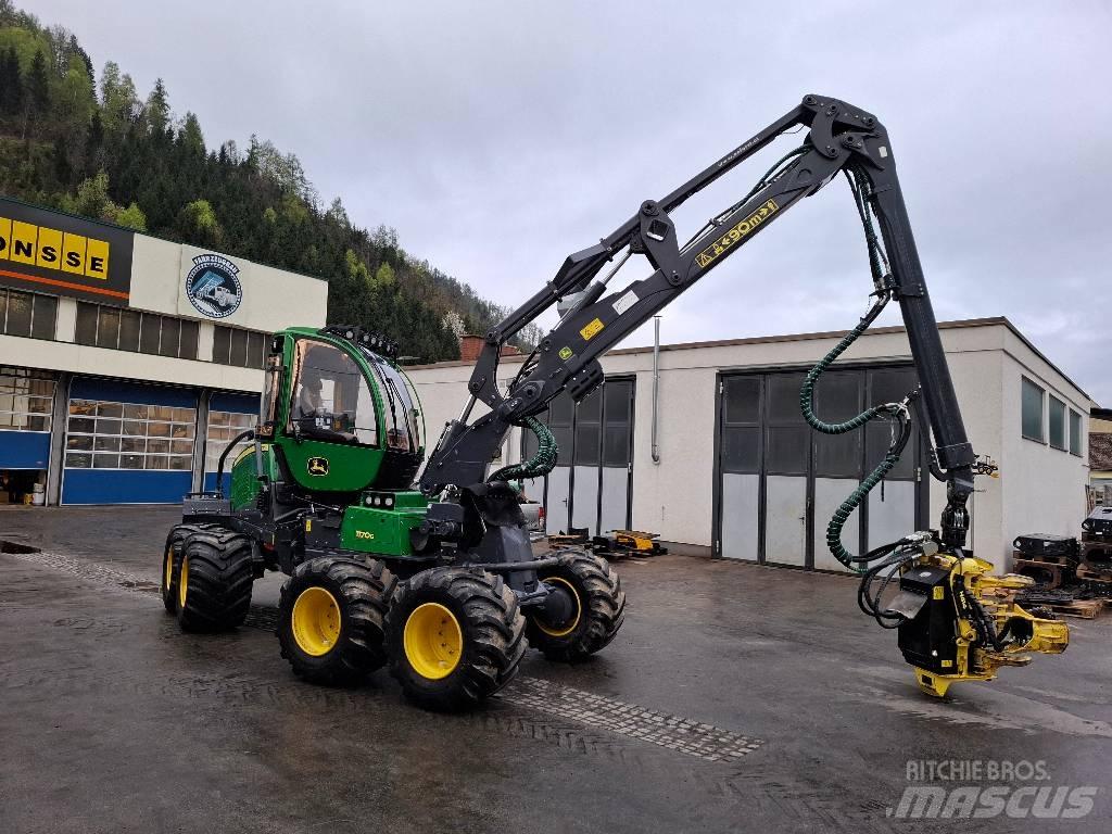 John Deere 1170G 원목 하베스터