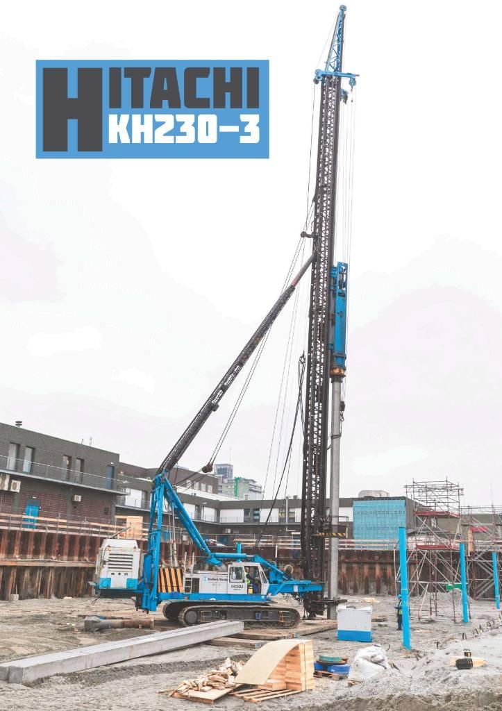 Hitachi KH230-3GLS 말뚝설치기