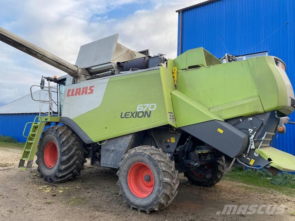 CLAAS Lexion 670 콤바인 수확기