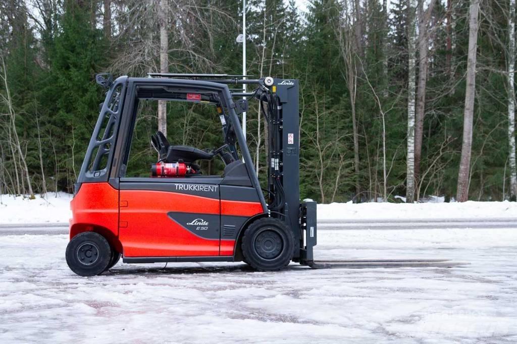 Linde E 50 전동 지게차