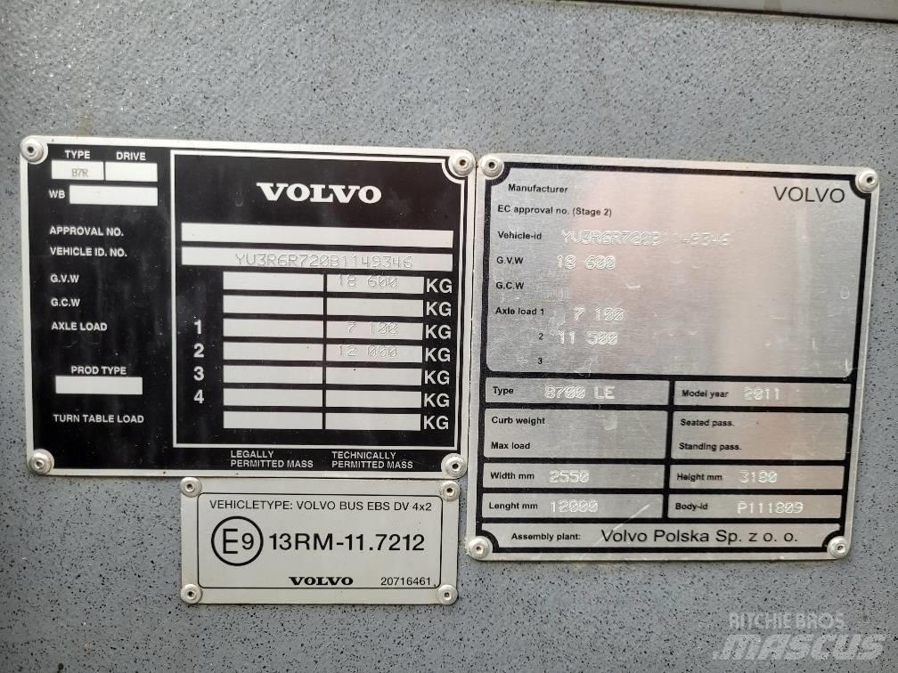 Volvo B7RLE 8700 EEV 시내 버스