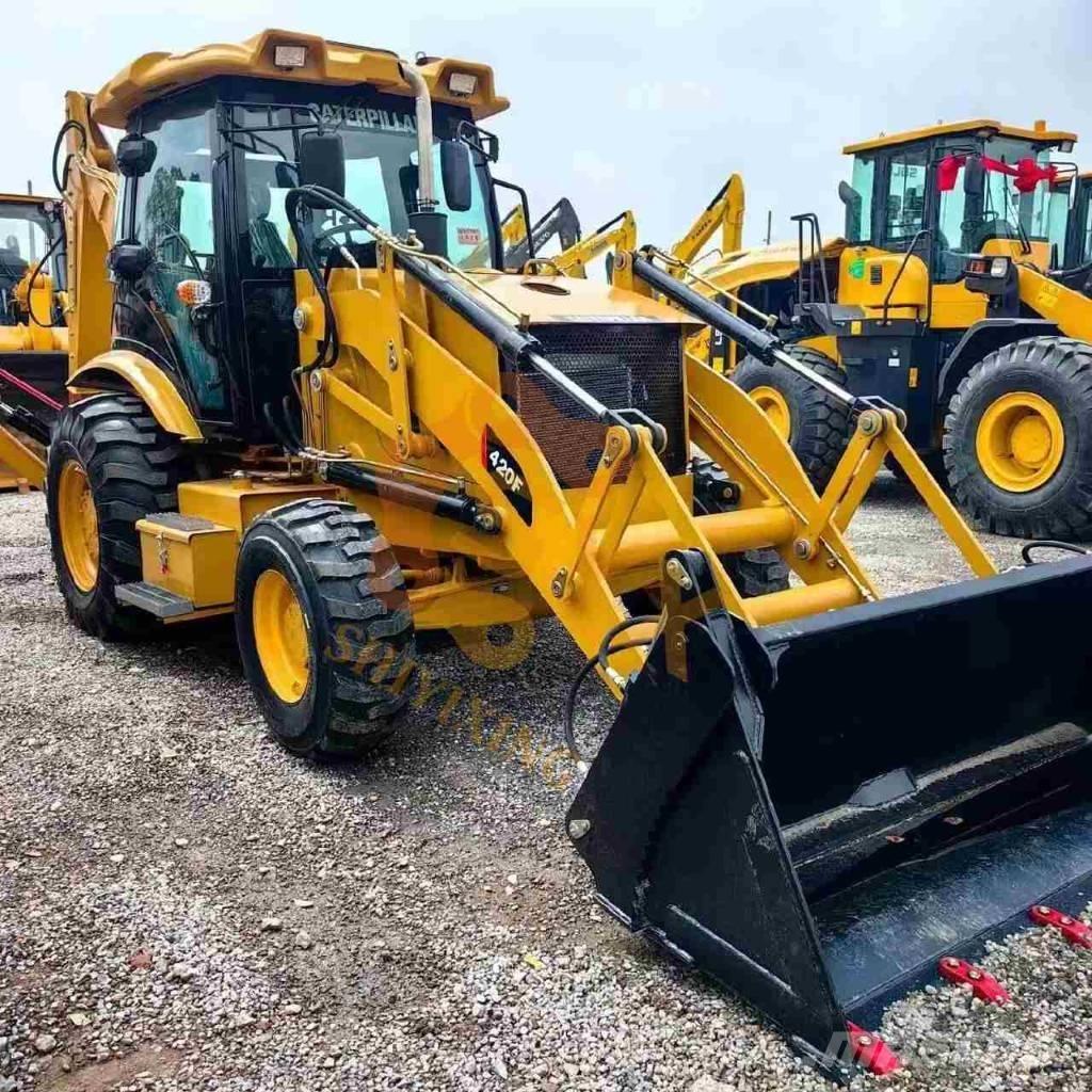 CAT 420 F 백호로더