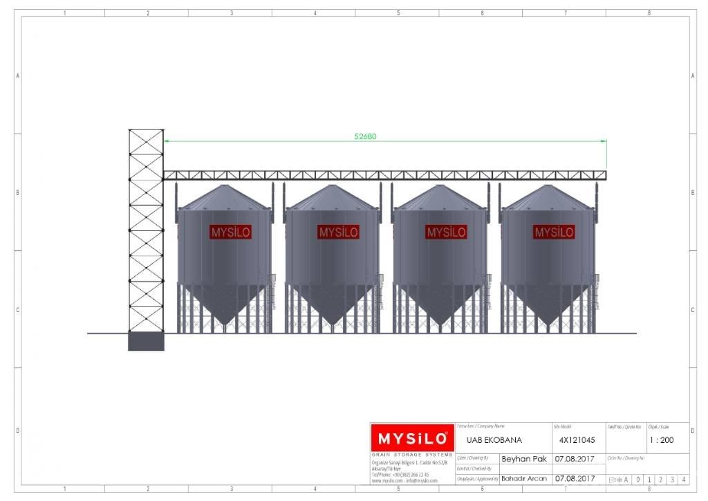  MYSILO 곡물 사일로