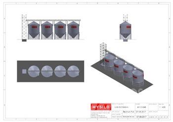  MYSILO 곡물 사일로