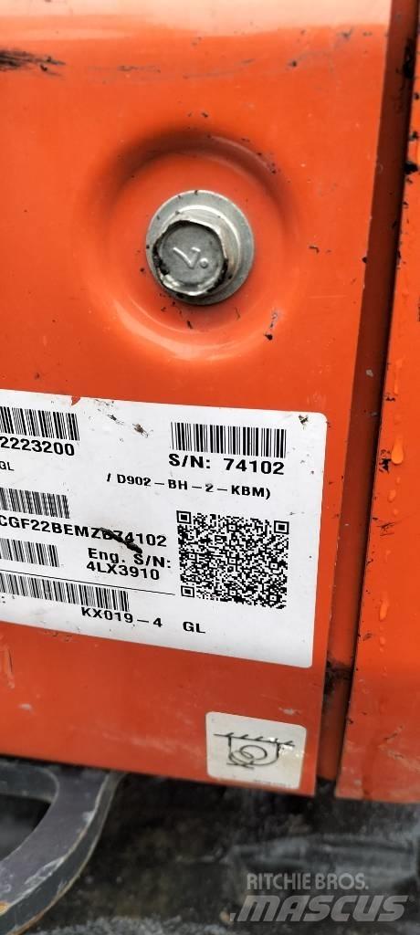Kubota KX 019-4 소형 굴삭기 7톤 미만