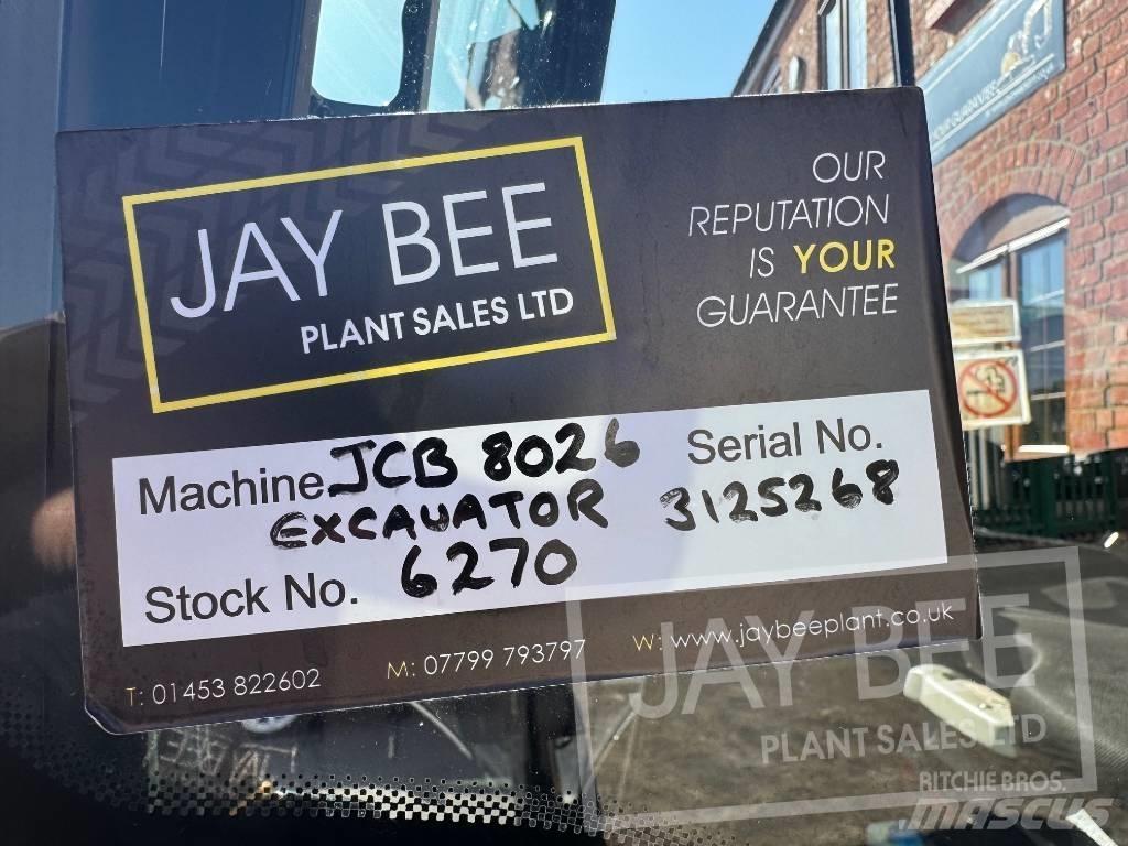 JCB 8026 CTS 소형 굴삭기 7톤 미만