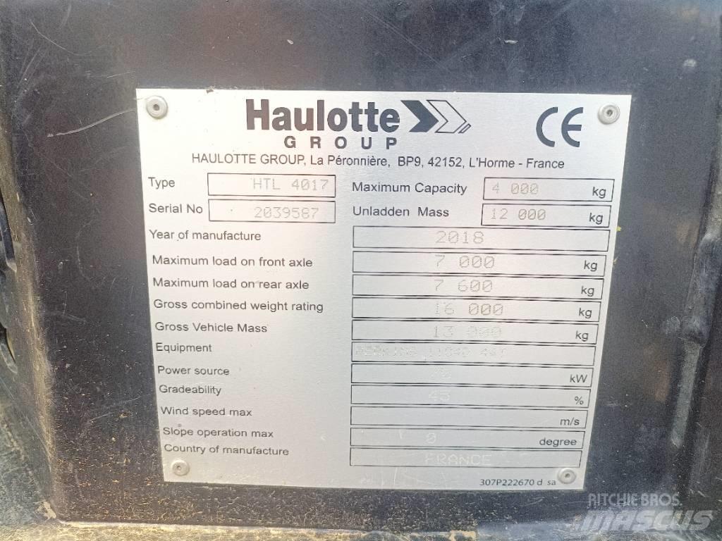 Haulotte HTL4017 텔러 핸들러