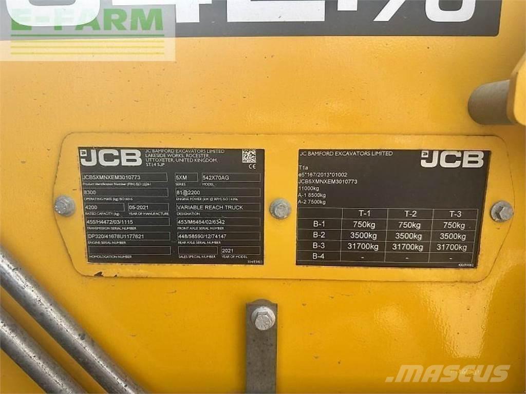 JCB 542-70 농업용 텔레 핸들러