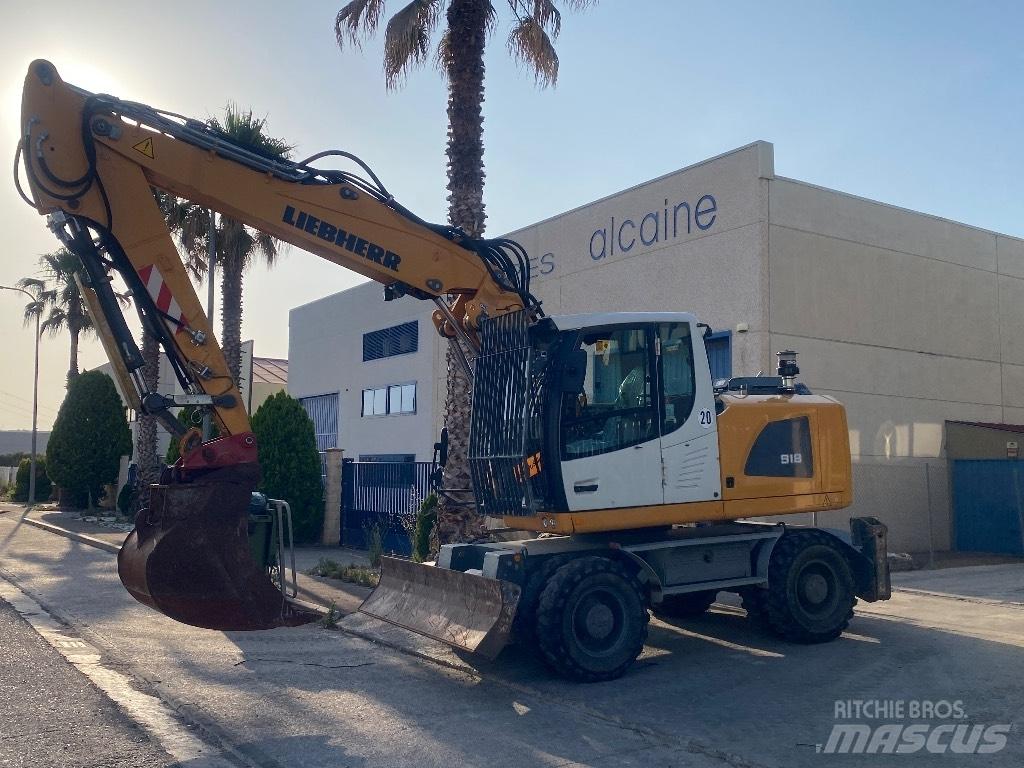 Liebherr A918  휠 굴삭기