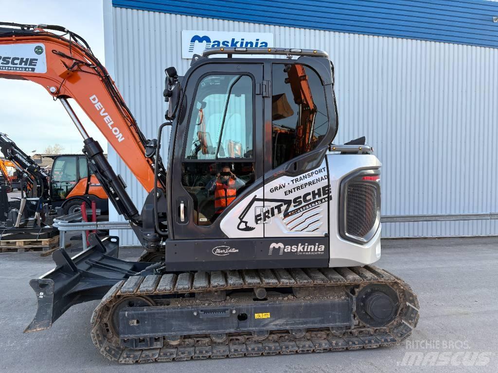 Develon DX 85 R-7 중형굴삭기 7톤-28톤