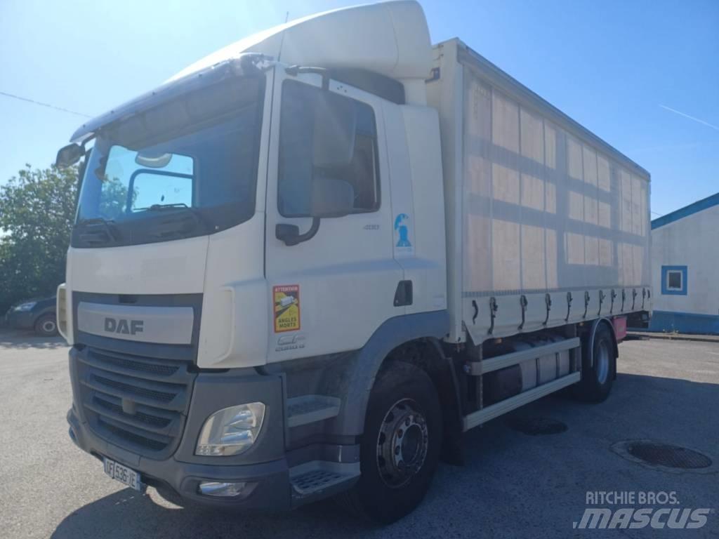 DAF CF 400 커튼사이더 트럭