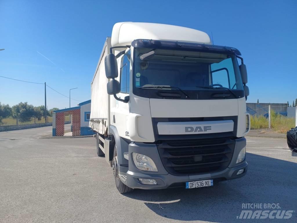 DAF CF 400 커튼사이더 트럭