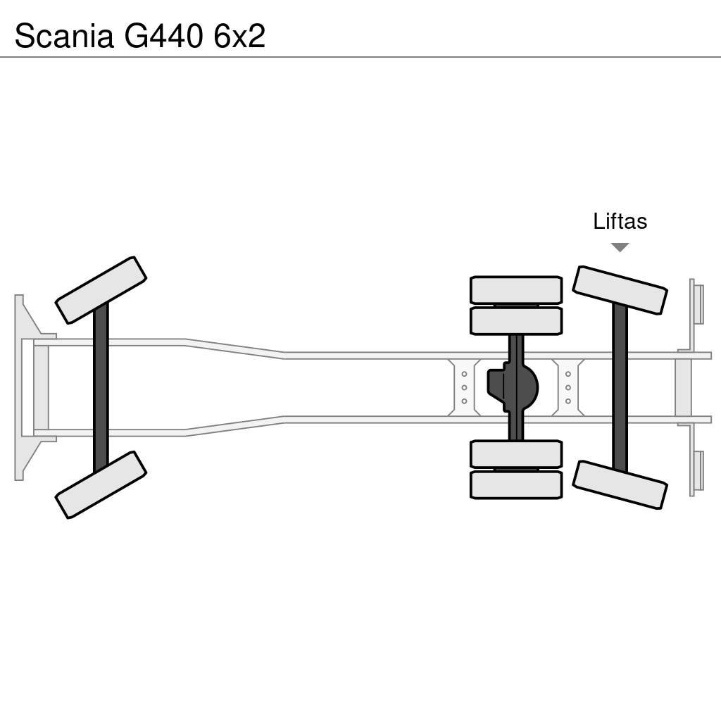 Scania G440 6x2 스킵 로더 트럭