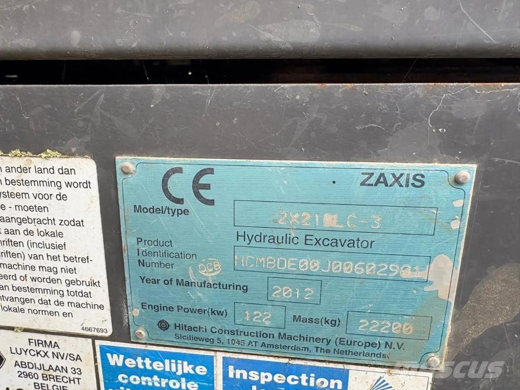 Hitachi ZX210LC-3 대형 굴삭기 29톤 이상