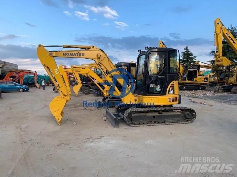 Komatsu PC 55 MR 소형 굴삭기 7톤 미만