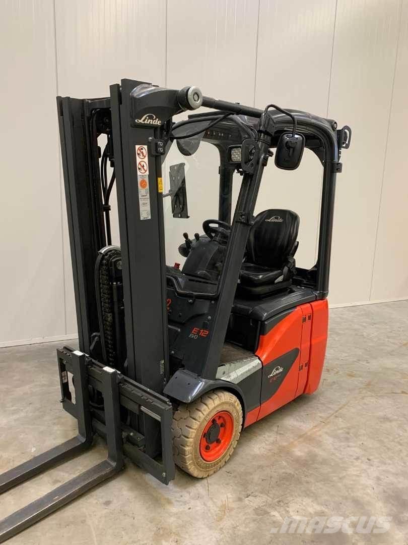 Linde E12 전동 지게차