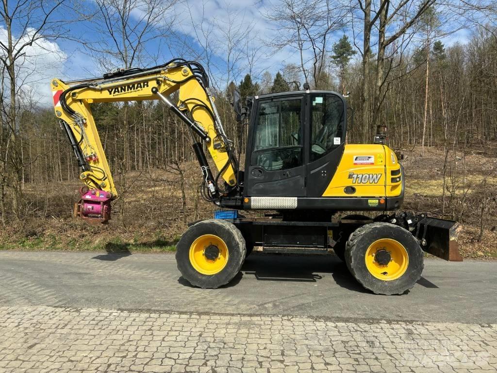 Yanmar B 110 W  휠 굴삭기