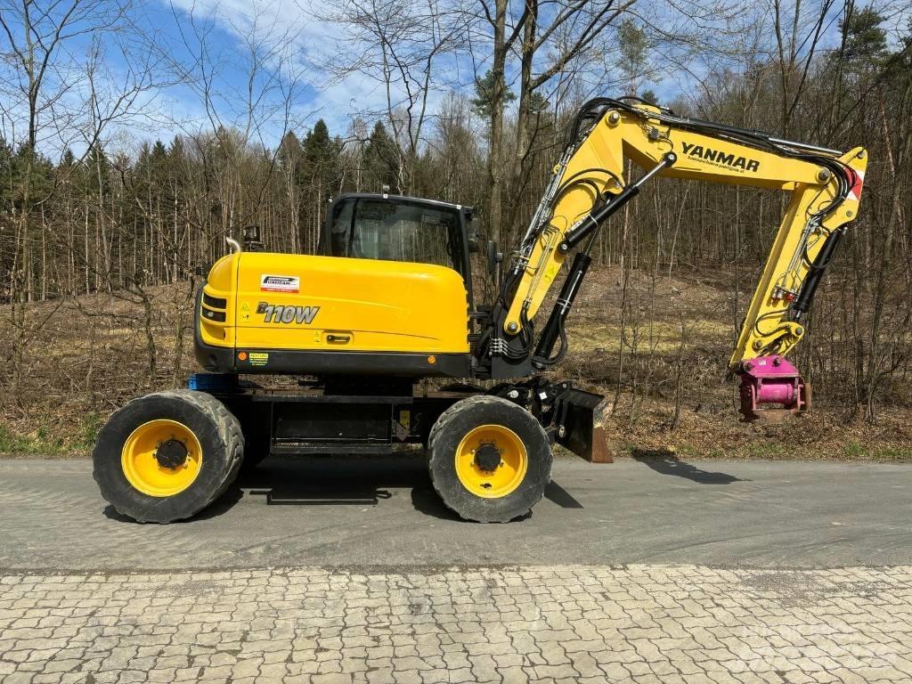 Yanmar B 110 W  휠 굴삭기
