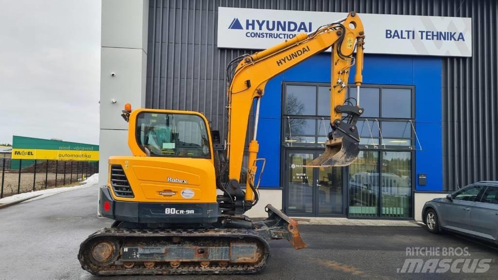 Hyundai R80CR-9A 중형굴삭기 7톤-28톤