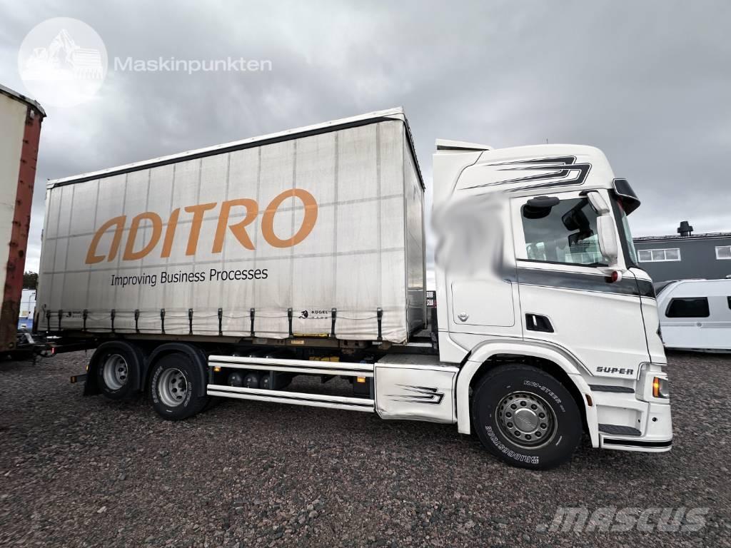 Scania R 580 컨테이너 트럭