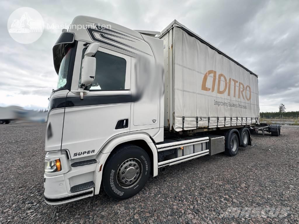 Scania R 580 컨테이너 트럭