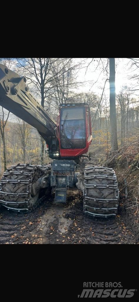 Komatsu 931 XC 원목 하베스터