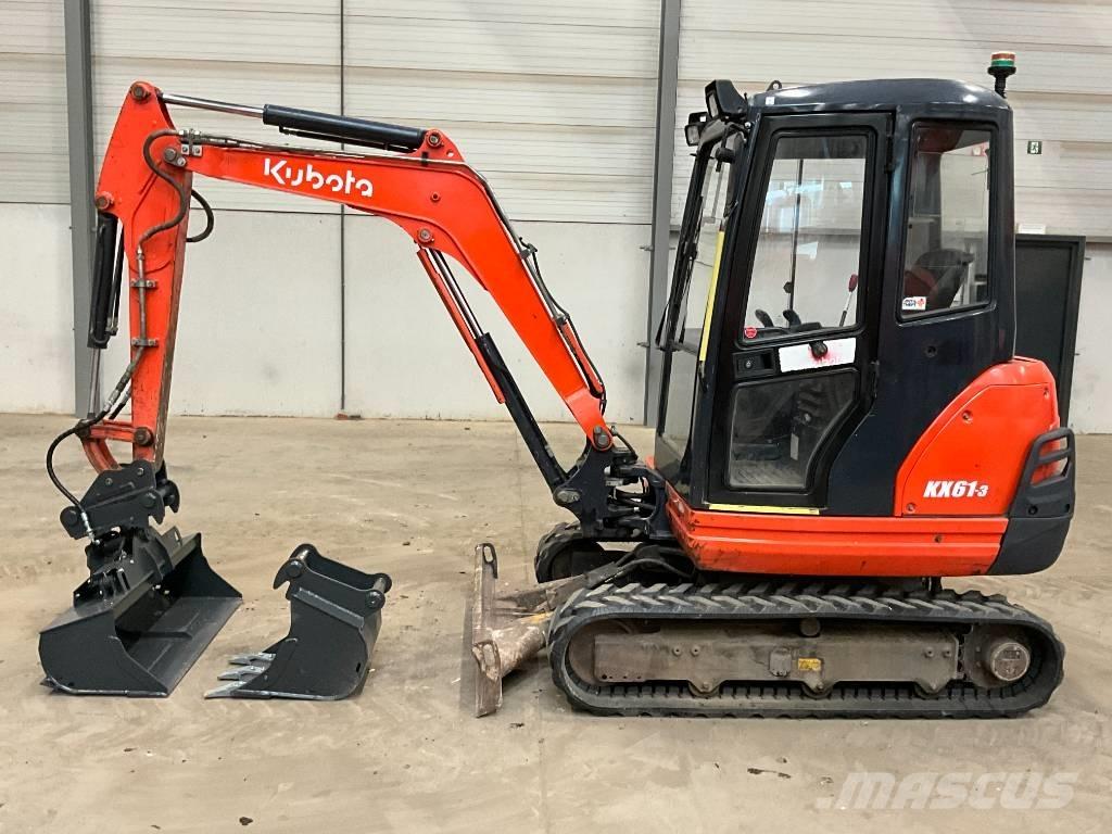 Kubota KX 61-3 소형 굴삭기 7톤 미만