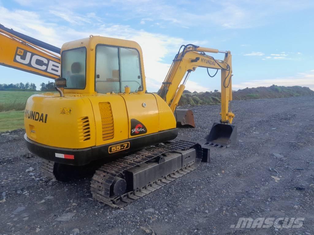 Hyundai R55-7 대형 굴삭기 29톤 이상