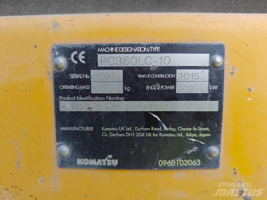 Komatsu PC 360 LC-10 대형 굴삭기 29톤 이상