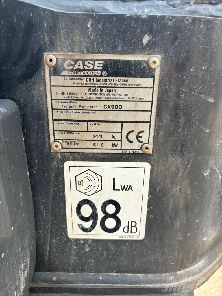 CASE CX 90 D 중형굴삭기 7톤-28톤
