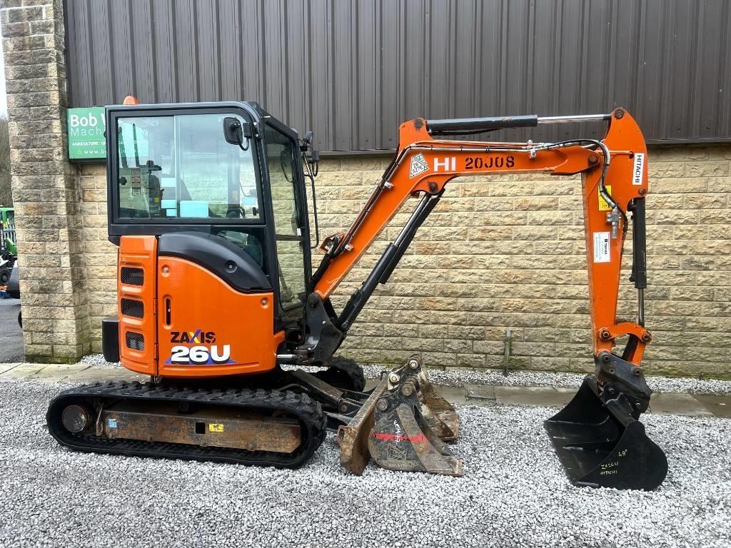 Hitachi ZX26U-6 소형 굴삭기 7톤 미만
