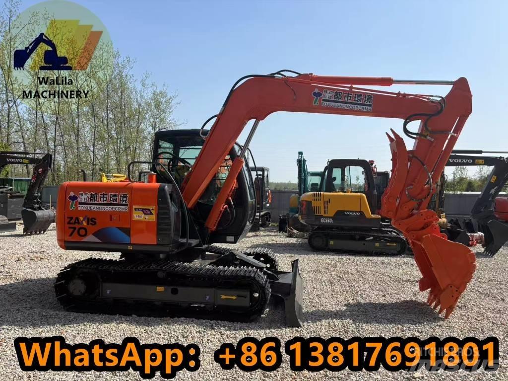 Hitachi ZX 70 소형 굴삭기 7톤 미만