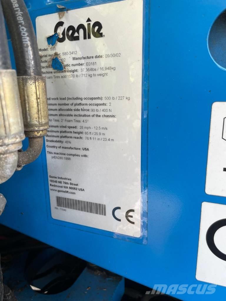 Genie S 85 견인식 전동이동 리프트