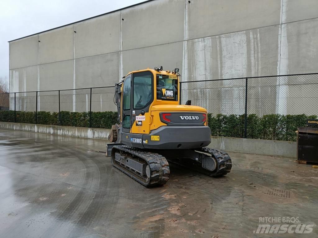 Volvo ECR 88 D  휠 굴삭기
