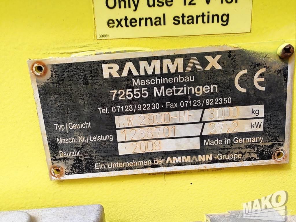 Rammax RW 2900 트윈 드럼 롤러