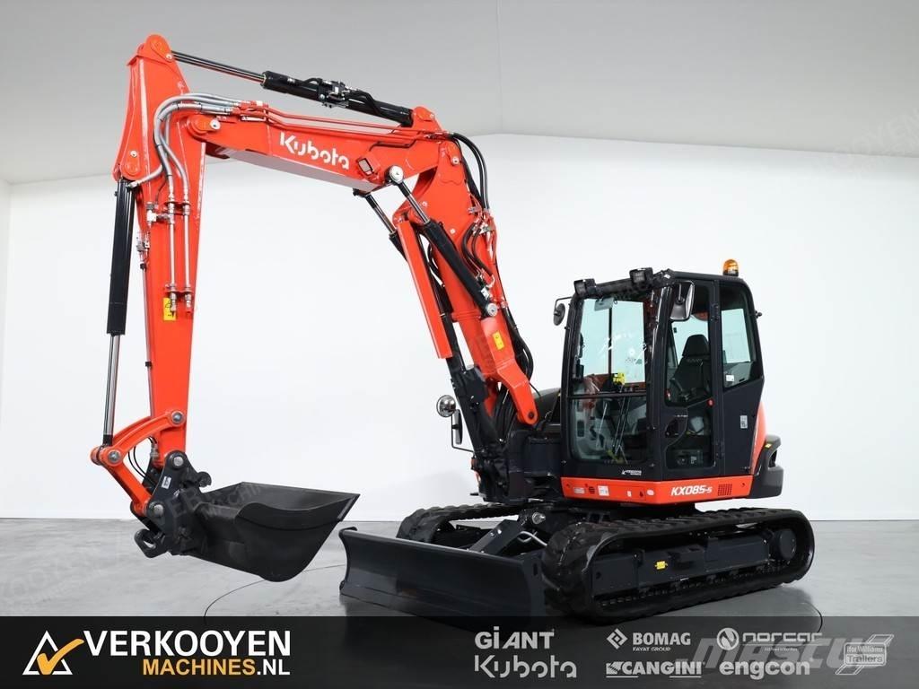 Kubota KX085-5 2PC 중형굴삭기 7톤-28톤