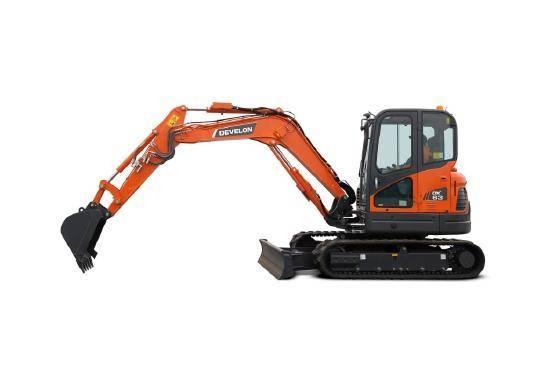 Develon DX 63-3 소형 굴삭기 7톤 미만