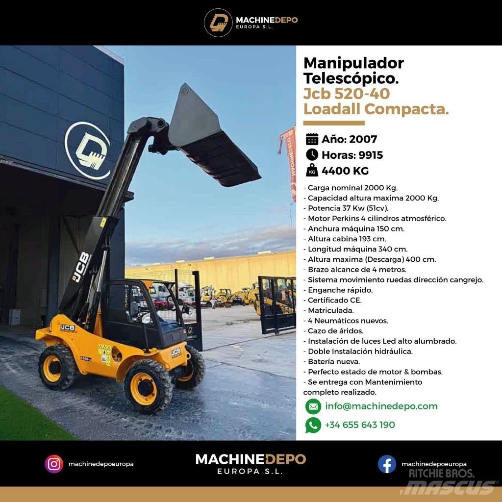 JCB 520-40 텔러 핸들러